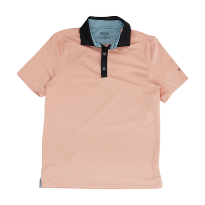 Pink Solid Short Sleeve Polo