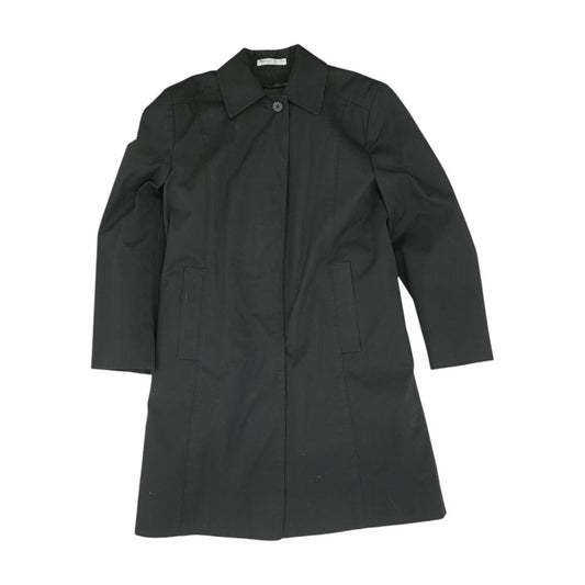 Black Solid Topcoat Coat