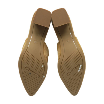 Tan Block Heels