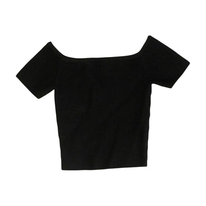 Black Knit Top