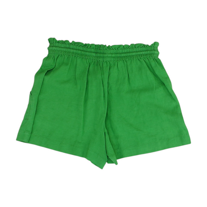 Green Solid Chino Shorts