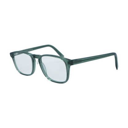 Green BENSEN W 712 Square Prescription Eyewear