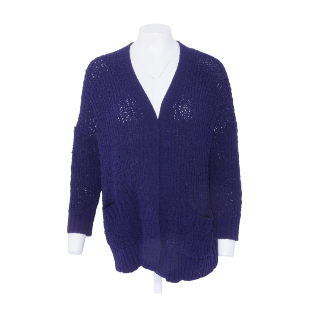 Navy Cardigan Sweater