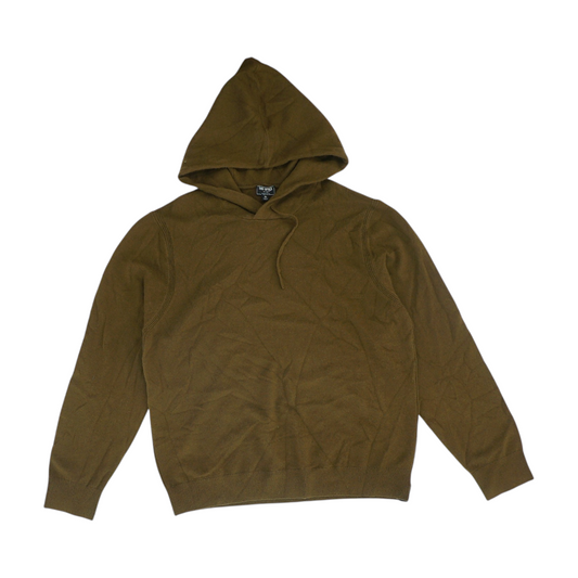 Brown Solid Pullover Sweater