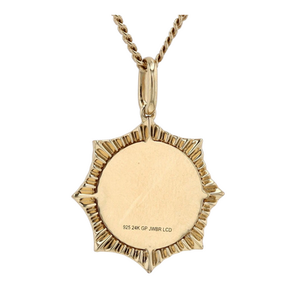 1/6 ctw Sterling Silver Lab Grown Diamond Pendant Necklace