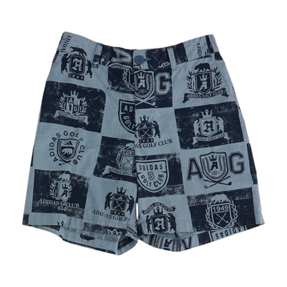 Blue Graphic Chino Shorts