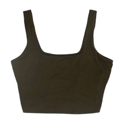 Brown Cropped Blouse