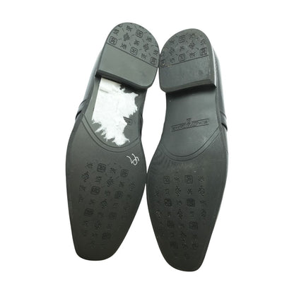 Black Leather Loafer Dress Shoes