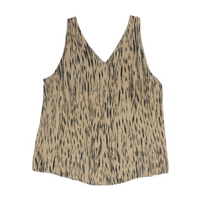 Brown Print Blouse