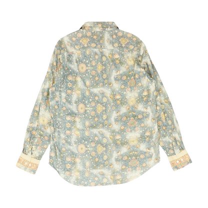 Multi Floral Long Sleeve Button Down
