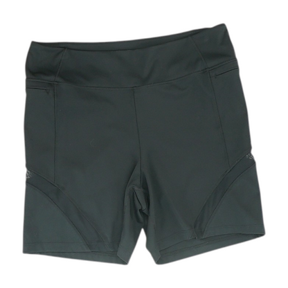 Black Solid Active Shorts