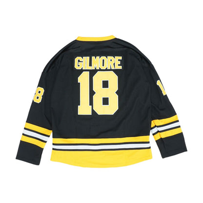Black Gilmore Boston Color Block Long Sleeve Jersey