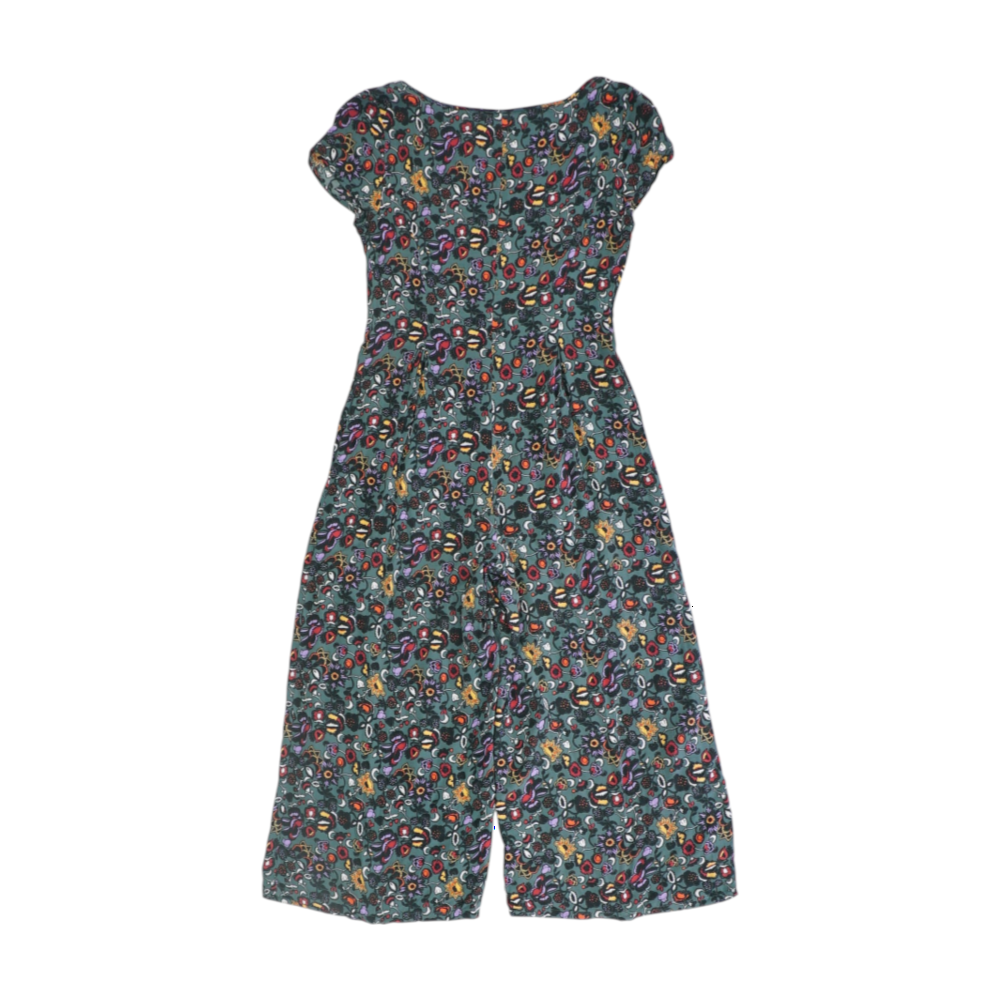 Green Floral Jumpsuit