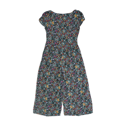 Green Floral Jumpsuit