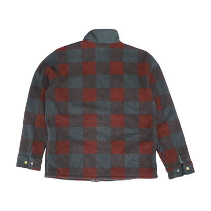 Burgundy Plaid Jacket