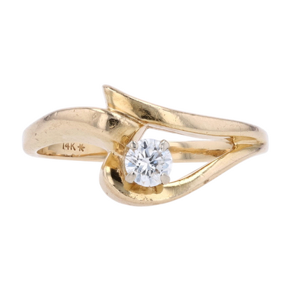 1/5 ctw 14K Yellow Gold Diamond Fashion Ring
