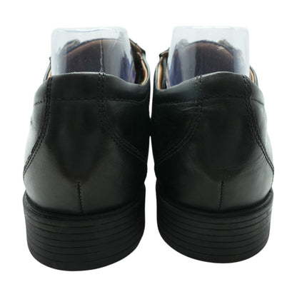Black Leather Derby/oxford Dress Shoes
