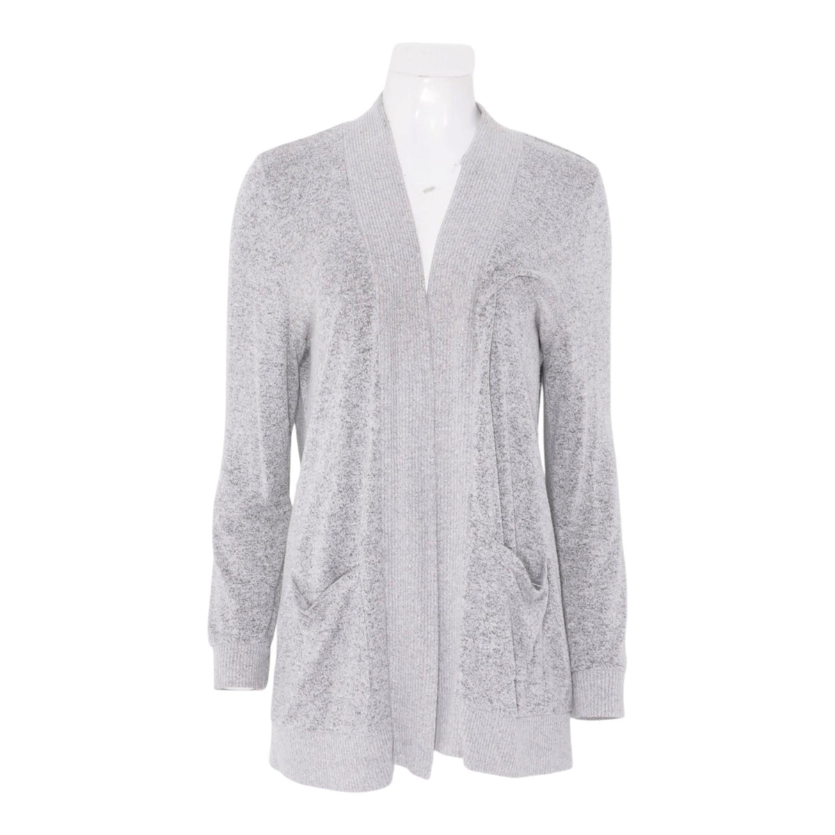 Gray Cardigan Sweater