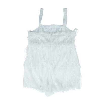 White Plus Romper