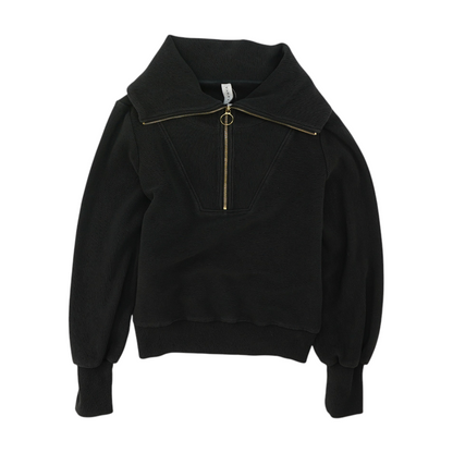 Varley Black Solid 1/4 Zip Pullover – Image 1