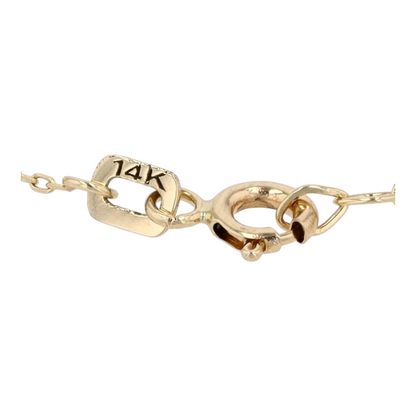 14K Yellow Gold Chain Bracelet