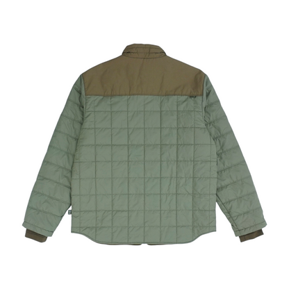 Green Color Block Jacket