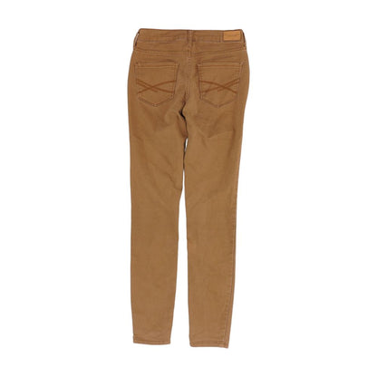 Tan Solid Chino Pants