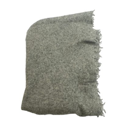 Gray 100% Cashmere Scarf