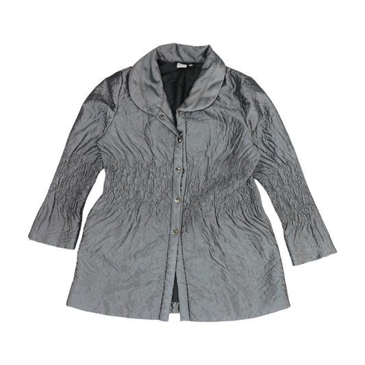 Gray Solid Jacket
