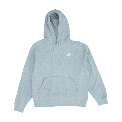 Gray Solid Hoodie Pullover