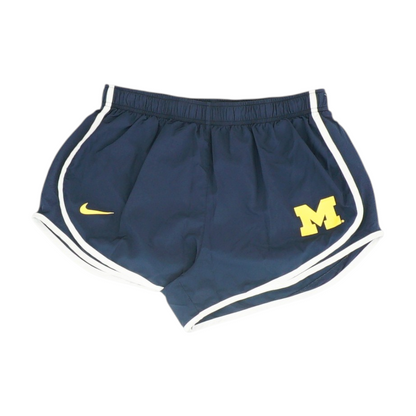 Navy Michigan Wolverines Solid Active Shorts