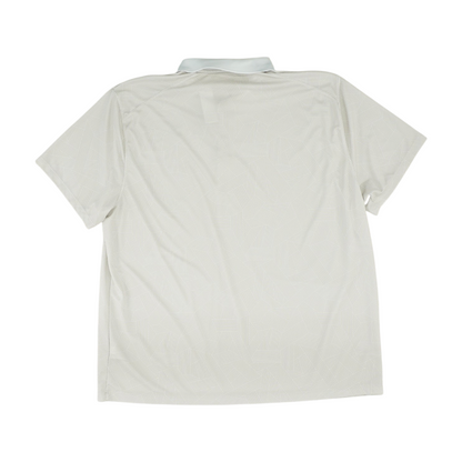 Beige Abstract Short Sleeve Polo