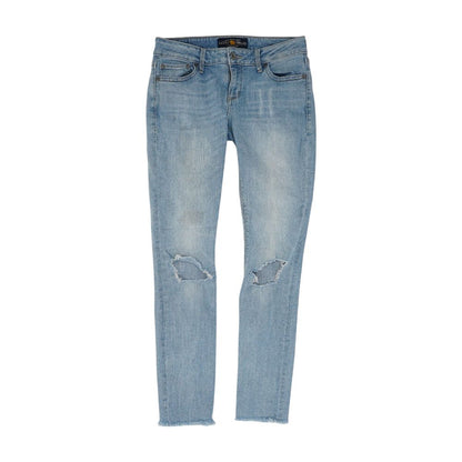 Blue Low Rise Skinny Leg Jeans
