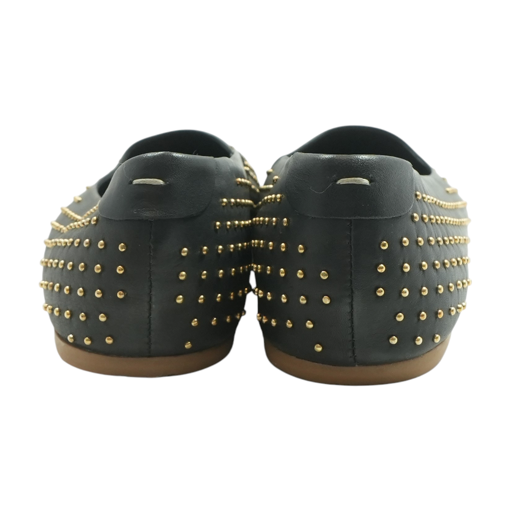 Black Slip-On Flats