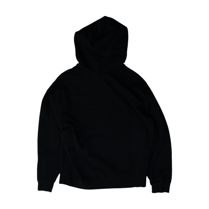Black Solid Hoodie Pullover