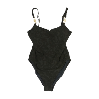 Black Print One-Piece