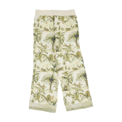Green Graphic Pants