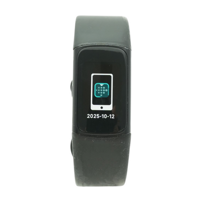 20mm Charge 6 Black Smartwatch Black Band M/L