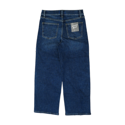 Navy Wide Leg Jeans