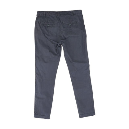 Gray Solid Pants