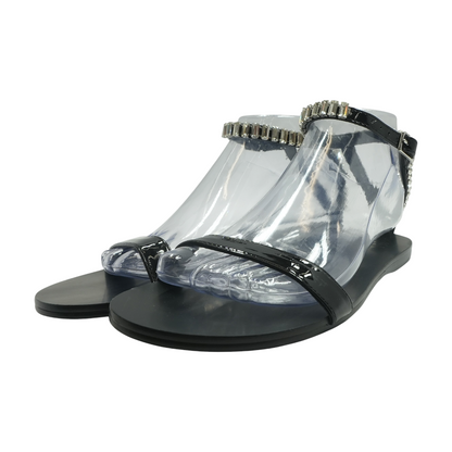 Black Flat Sandals
