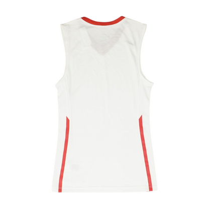 White Solid Active Tank