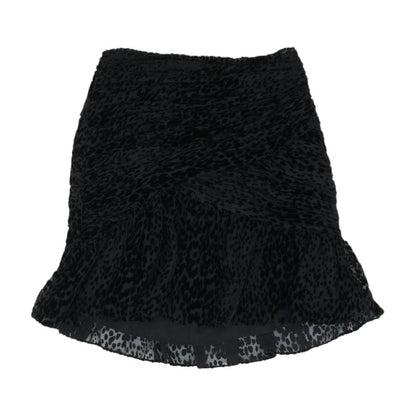 Black Polka Dot Mini Skirt