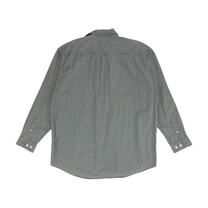 Blue Check Long Sleeve Button Down