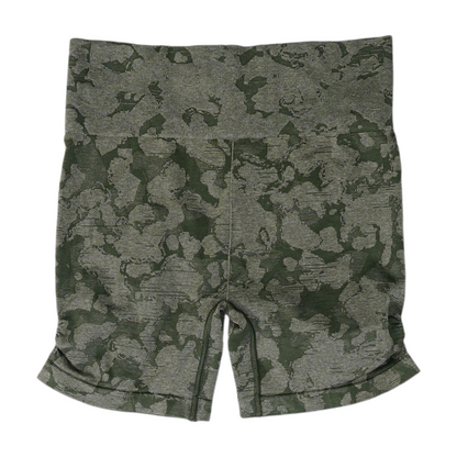 Green Print Active Shorts