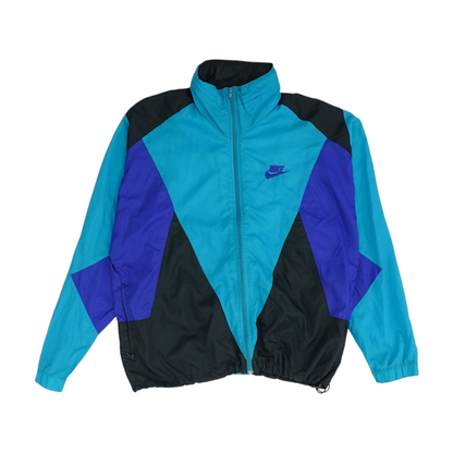 Blue Color Block Active Jacket