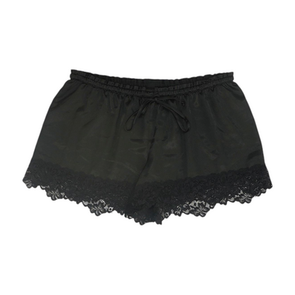 Black Solid Pajama Bottom