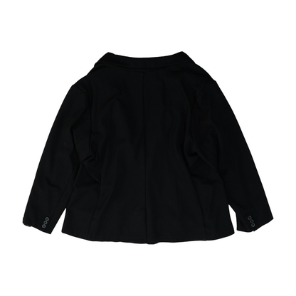 Black Solid Blazer