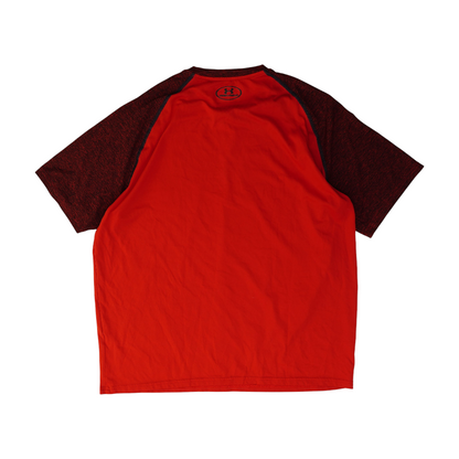 Red Color Block Active T-Shirt