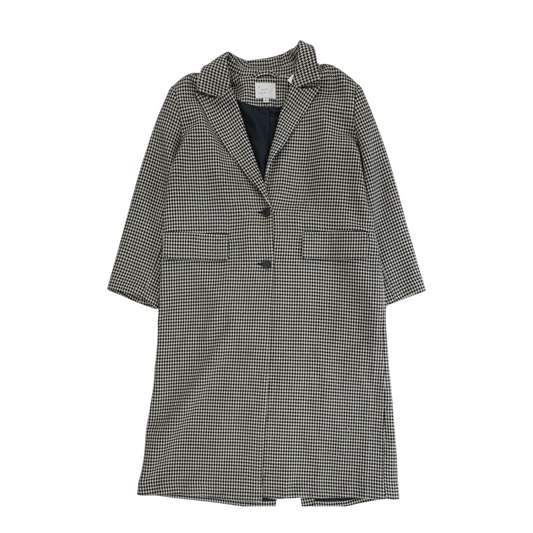 Beige Houndstooth Coat